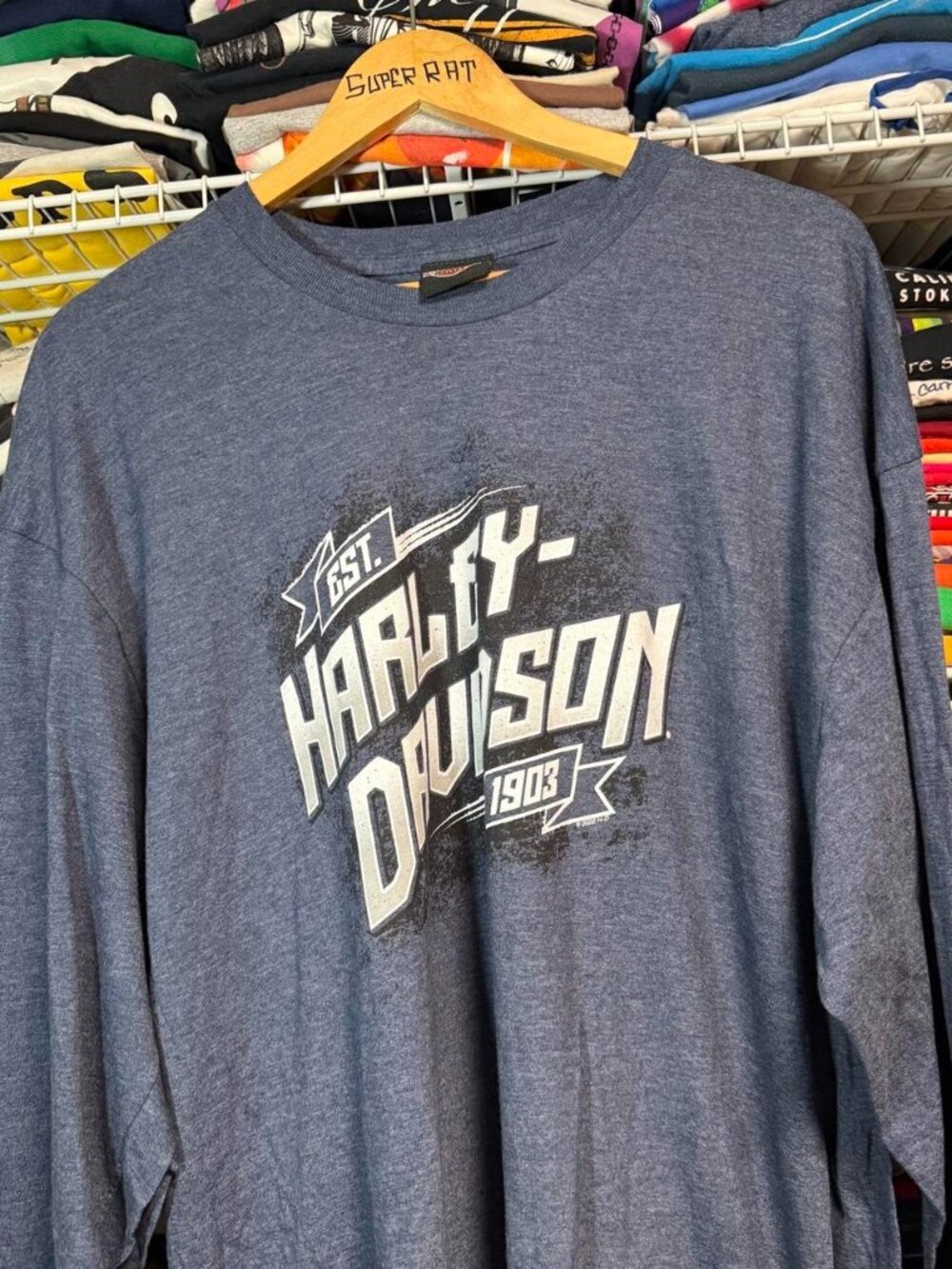 Harley Davidson north Hampton New Hampshire live free or die long sleeve t shirt